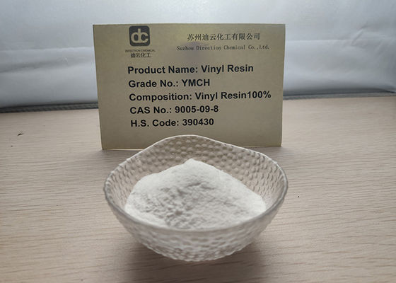 CAS No. 9005-09-8 Τροποποιημένο με καρβοξυλικό χλωριούχο βινύλιο τριπολυμερή ρητίνη οξικού βινυλίου YMCH που χρησιμοποιείται στην εκτύπωση με μεταφορά θερμότητας